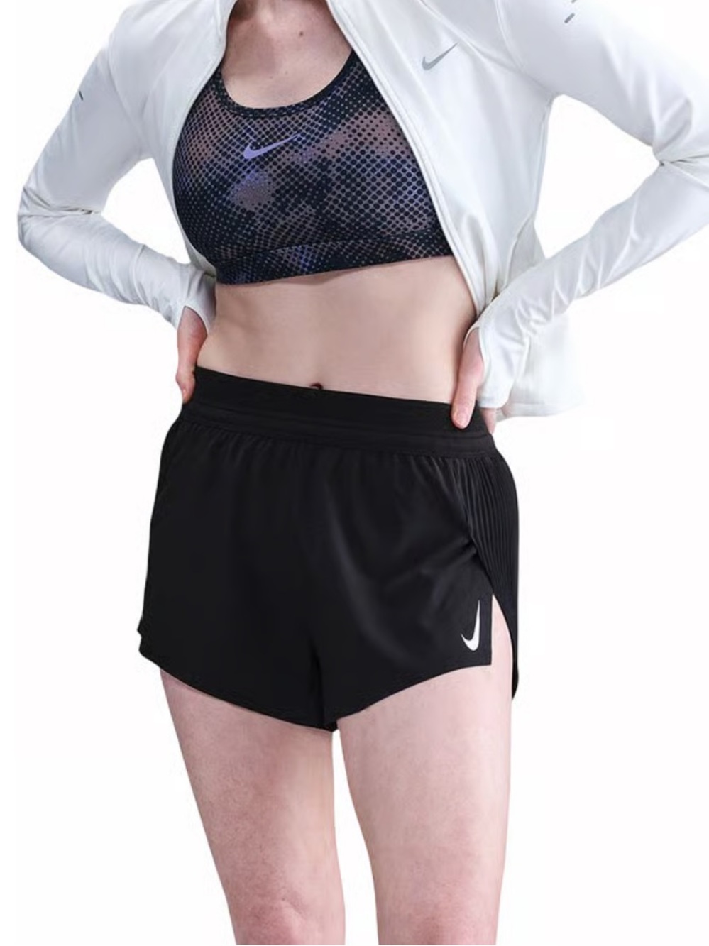 Nike Black Women's Racing Running Shorts